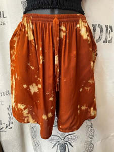 Shorts: Shorts - Orange Tie Dye