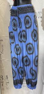 Long Pants: Lilac Circle Print Pants