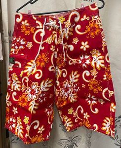 Men's Shorts - XL - Red - Long