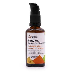 Organic Body Oils 50ml: Organic Body Oil 50ml - Carrot and Orange