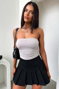 Valora Strapless Bodysuit - Grey