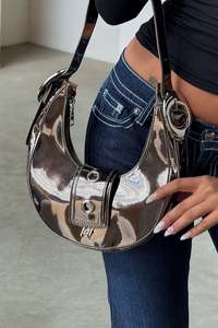 Sale: Blaze Shoulder Bag - Gunmetal