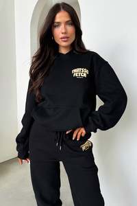 Knits Jumpers: Series 5 Hoodie - Black/Gold