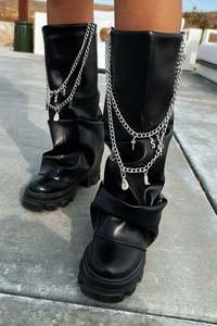 Shoes: Zehr Boots - Black