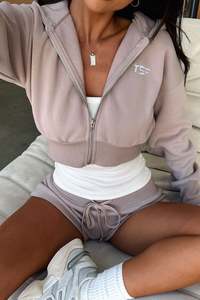 Kaztek Cropped Jacket - Mocha