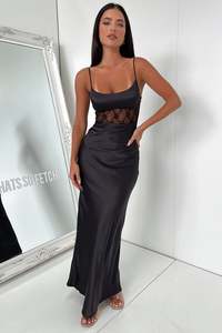 Back In Stock: Azaria Maxi Dress - Black