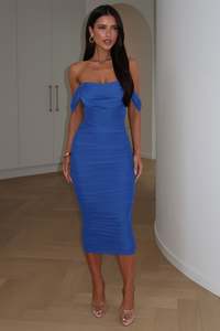 Lucinda Midi Dress - Royal Blue