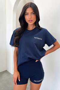 Lounge Wear: Jaska Bike Shorts - Navy