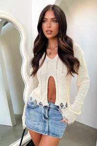 Knitwear: Avona Knit - Beige