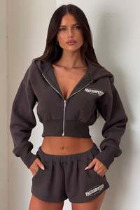 Jackets Coats: Series 10 Cropped Jacket - Charcoal