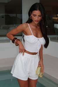 Belen Shorts - White