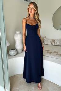 Formal Dresses: Magdalena Maxi Dress - Navy