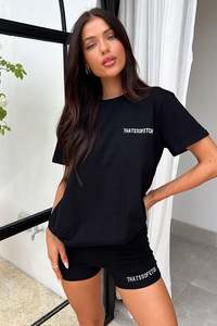 Lounge Wear: Jaska Tee - Black