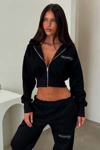 Series 10 Cropped Jacket - Black