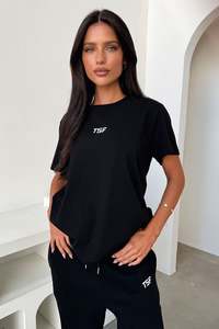 Latest: Kaztek Oversized Tee - Black