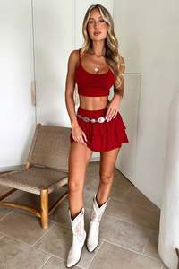Jezz Skort - Red