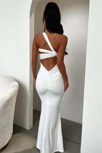 Formal Dresses: Talisa Maxi Dress - White