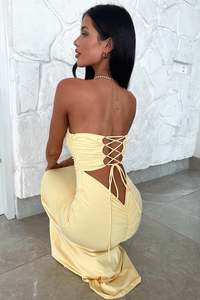 Lahara Maxi Dress - Yellow