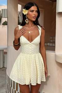 All Dresses: Skyla Mini Dress - Yellow