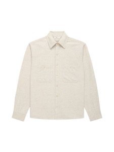 Utility Shirt - Ecru Chambray