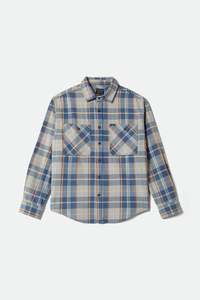 Jackets: Vintage Wash Flannel - Blue