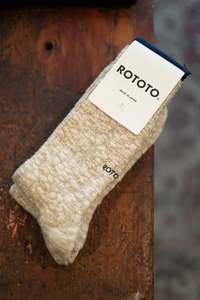 Footwear: Organic Cotton Slub Crew Socks