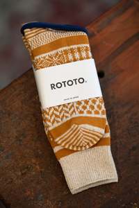 Footwear: Multi Jacquard Crew Socks