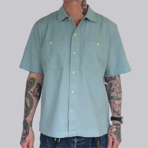 Short Sleeve Workshirt - Powder Blue