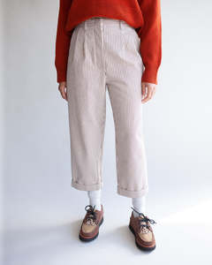 New: Sisters Trouser - Brown Stripe