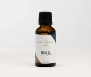 Cutthroat: Black Cedar Beard Oil