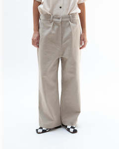 Work Jean - unbleached cotton/linen blend