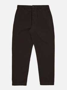 Pleated trackpant - licorice