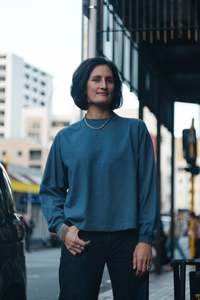 Tops: Mahuna LS Tee - Indian Teal