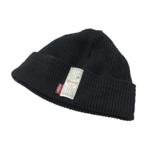 Products: Cotton knit watch cap - Black