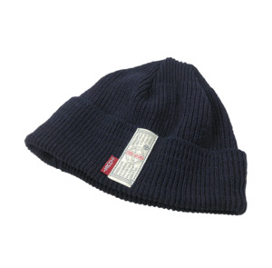 Products: Cotton knit watch cap - Indigo