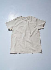Samurai: Japanese Cotton Henley - natural