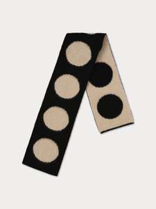Products: Black & Oatmeal Spot Scarf