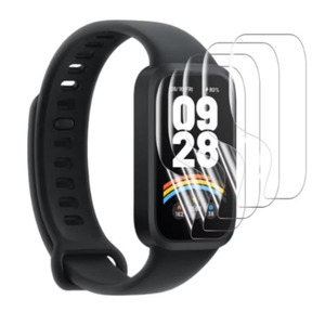 Xiaomi Watch: Xiaomi Smart Band 9 Active/Redmi Smart Band 3 Hydrogel Screen Protector (Pack of 4)