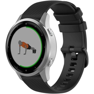 Garmin Vivoactive 6 Silicone Strap [Black]