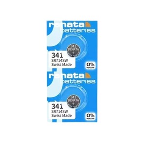 Renata 341 / SR714SW Watch Batteries (2 Pack)
