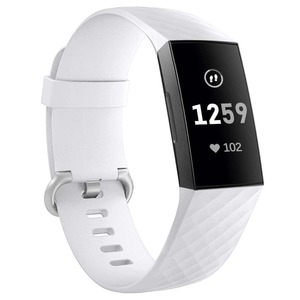 Fitbit Charge 3 Strap Classic Silicone (White)