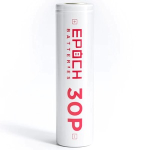 18650 Rechargeable Batteries: Epoch 30P 18650 3000mAh 15A Battery