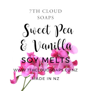 Soy Melts: Soy Wax Melts - Sweet Pea & Vanilla
