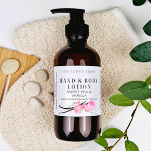 Hand & Body Lotion - Sweet Pea & Vanilla