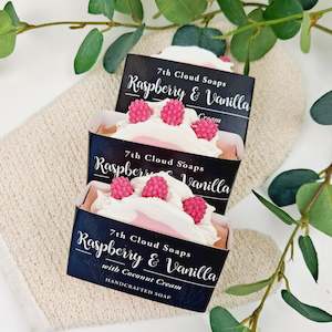 All Soap Bars Nz: Raspberry & Vanilla Soap | Natural Soap for Sensitive Skin
