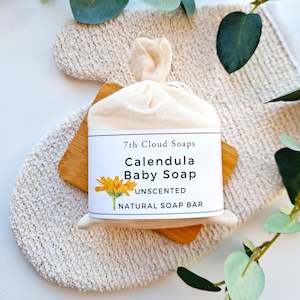 Calendula Baby Soap | Unscented Natural Soap for Eczema & Sensitive Skin