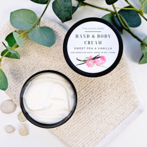 Sweet Pea & Vanilla Hand & Body Cream