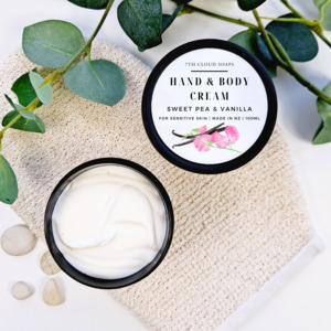 Sweet Pea & Vanilla Hand & Body Cream