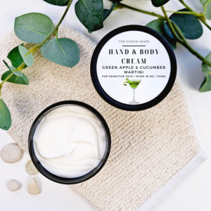 Green Apple & Cucumber Martini Hand & Body Cream