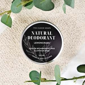 Natural Deodorant - Lemongrass | Baking Soda Free | Aluminum Free